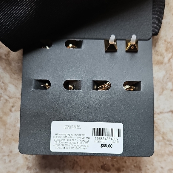 White House Black Market Gold Earring Set - Picture 2 of 2